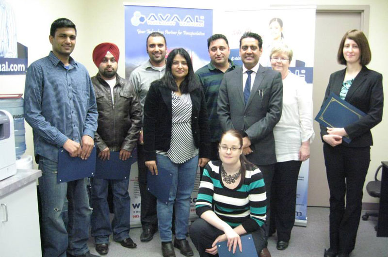 Avaal Technology celebrates the graduation of its 18th class in the Dispatch Specialist Course at its Winnipeg campus