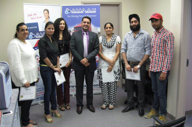 Avaal Technology celebrates the graduation of its 21st class in the Dispatch Specialist Course at its Winnipeg campus