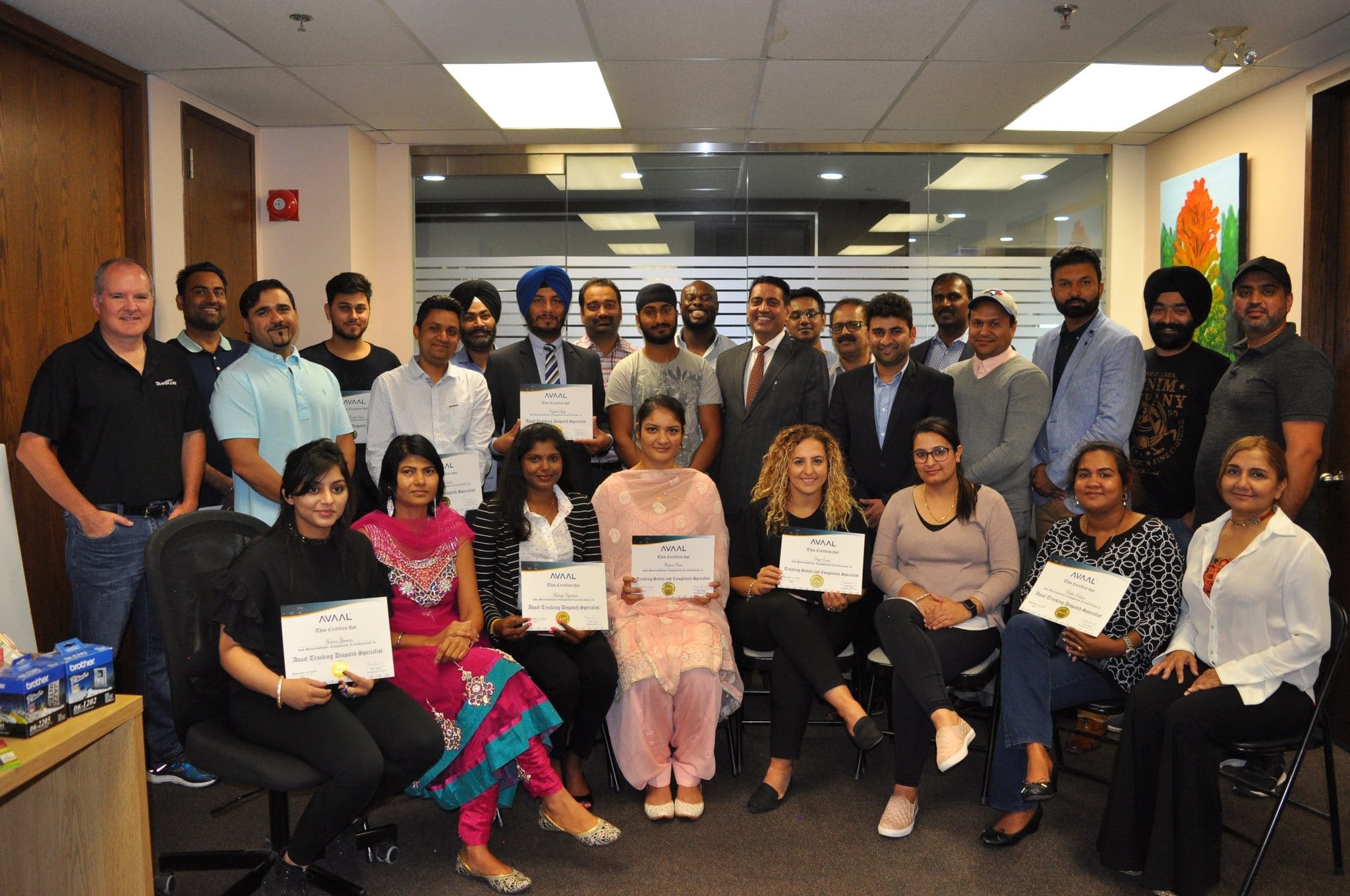 Avaal Technology adds yet another feather to its crown with the successful completion of 146th Trucking Dispatch Course in Toronto