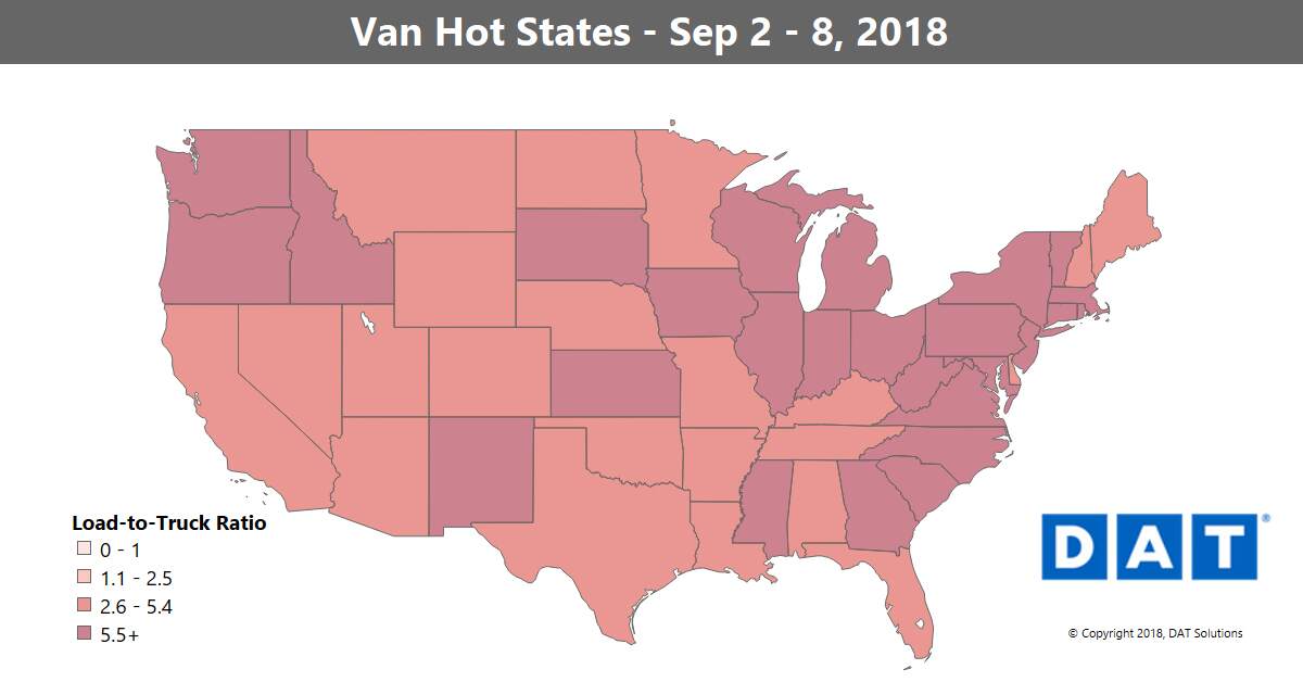 How Hurricane Florence affects freight